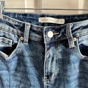 Altar'd State Dark Blue Denim Pants